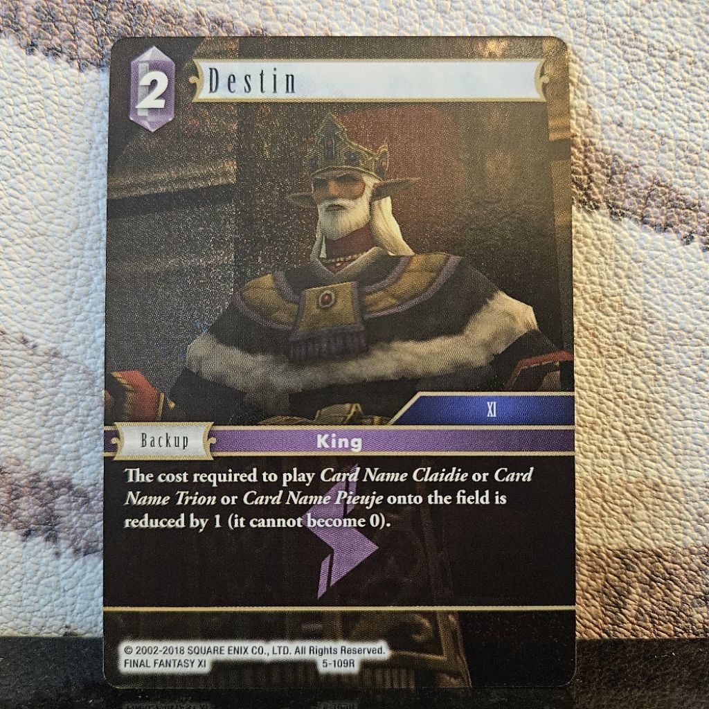 Final Fantasy TCG FFXI Destin R Foil
