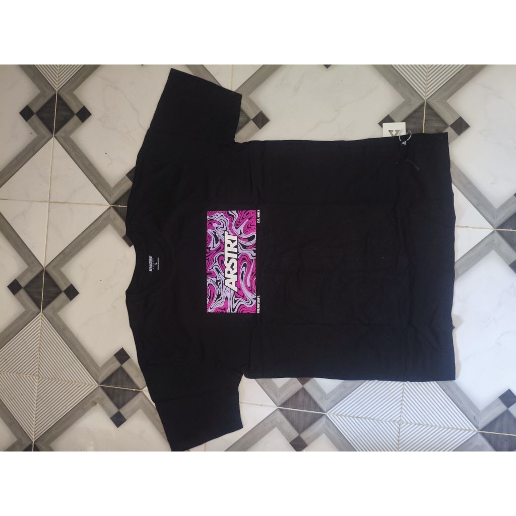 Aerostreet T Shirt Barra Hitam Kaos Aerostreet Barra Hitam