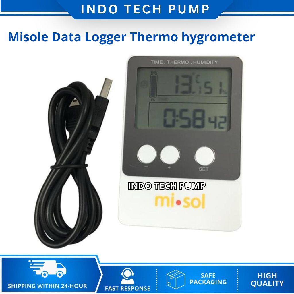 Misole Data Logger Thermo hygrometer