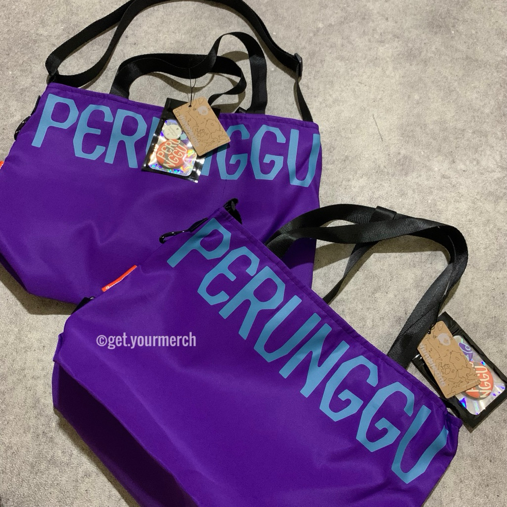 Humblezing x Perunggu - Vinyl Bag - Purple