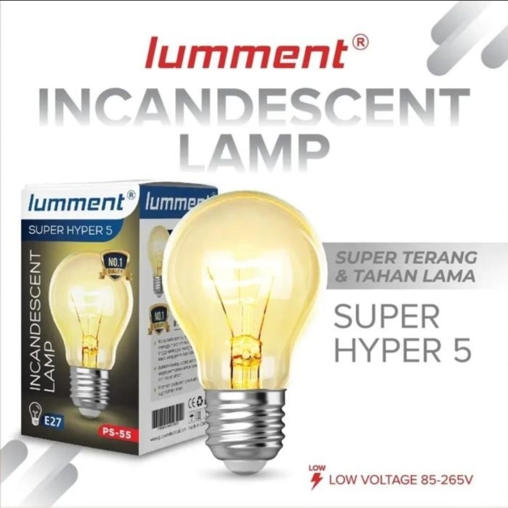 Lampu Pijar Lumment / Bess 5 Watt Superhyper
