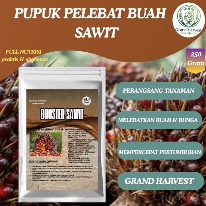 Pupuk Buah Sawit Full Nutrisi Perangsang Buah Melebatkan Buah