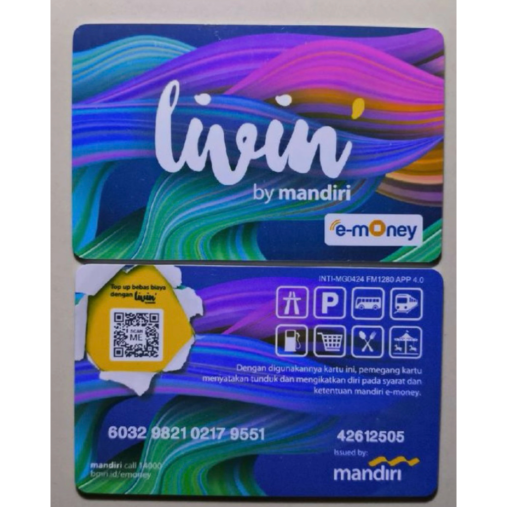 Kartu E-tol Mandiri isi 8500