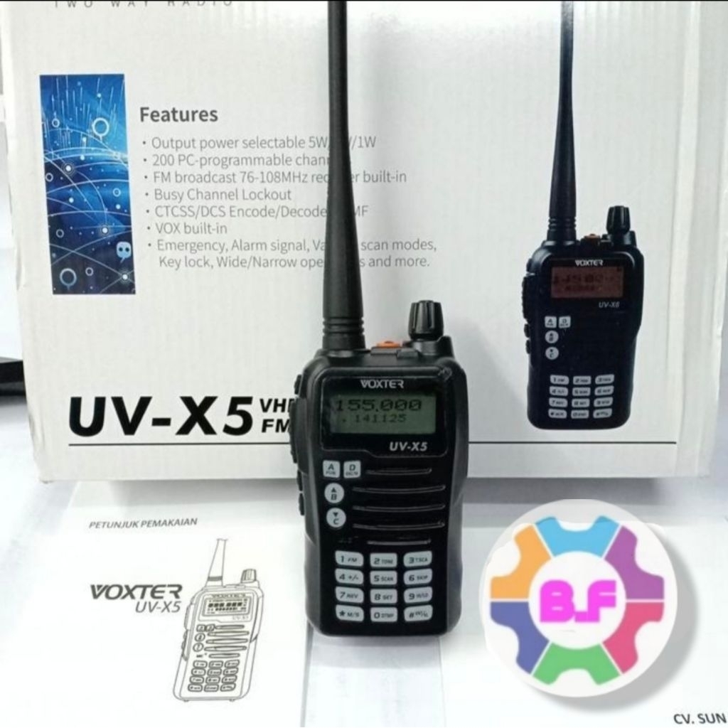 HT VOXTER UV-X5 Dual Band Ht Voxter Uv X5 Murah
