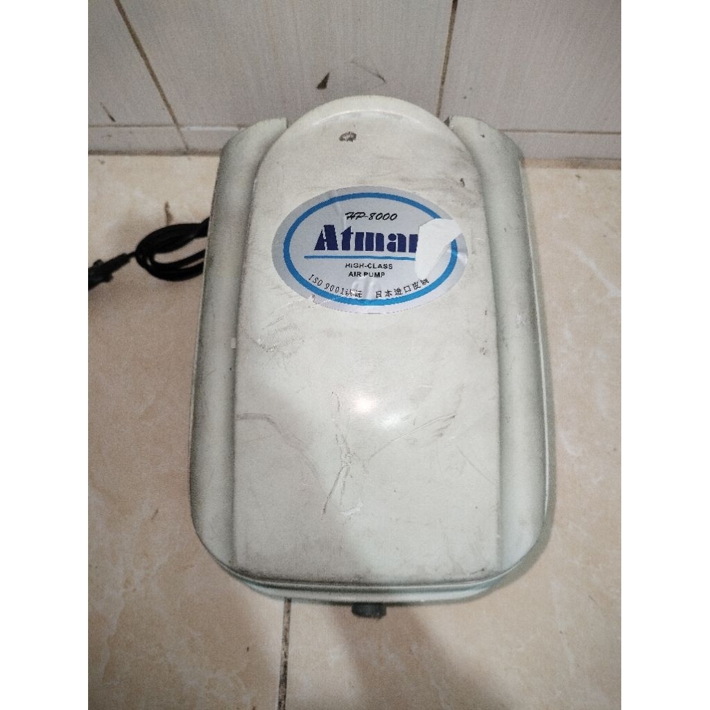 ATMAN HP-8000 AIR PUMP POMPA UDARA AERATOR AQUARIUM ( SECOND )