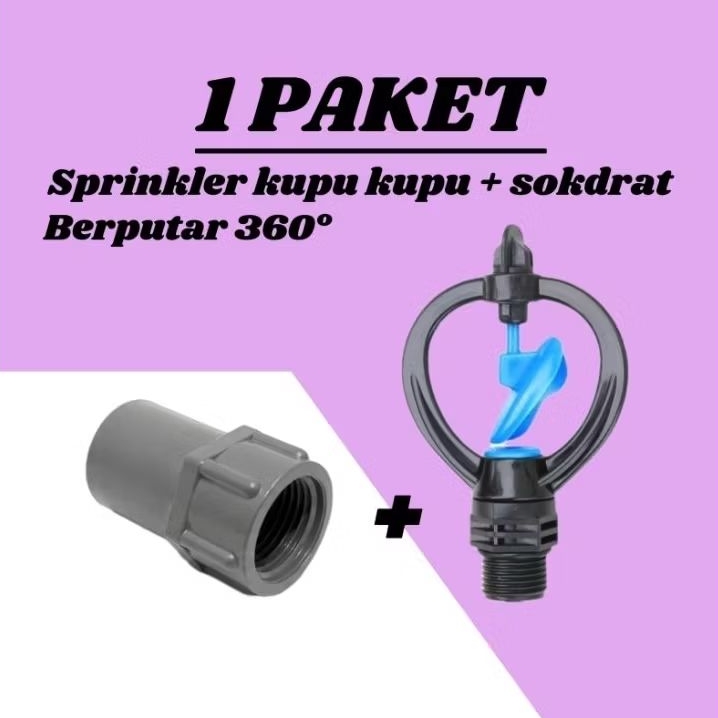 Sprinkler Tanaman Sprinkler Kupu Kupu Sprinkler Taman & Drat Sambungan