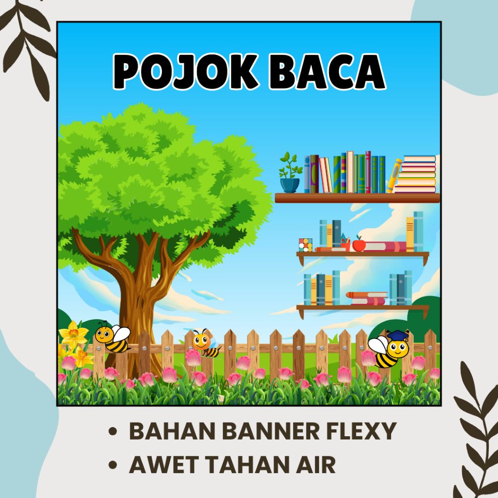 POSTER POJOK BACA - BAHAN BANNER