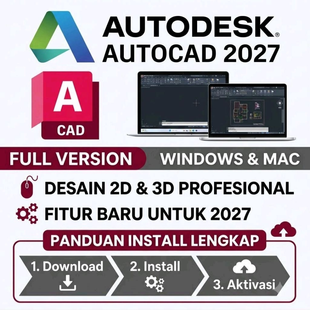 Autodesk - AutoCAD 2027 (Windows dan Mac)