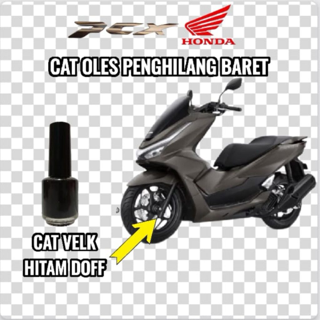Cat Oles Velk Velg Hitam Doff Penghilang Baret Motor Honda PCX NEW