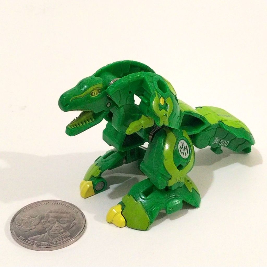 Figur Bakugan Ventus Ultra Trox Rare – Mini Figure Original Color Like New +Bonus