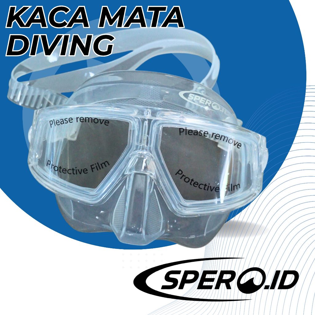 KACAMATA DIVING FREEDIVING MASK M210 TRANSPARANT
