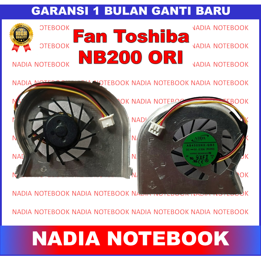 Fan Toshiba NB200 NB210 NB255 NB201 NB205 NB250 ORI