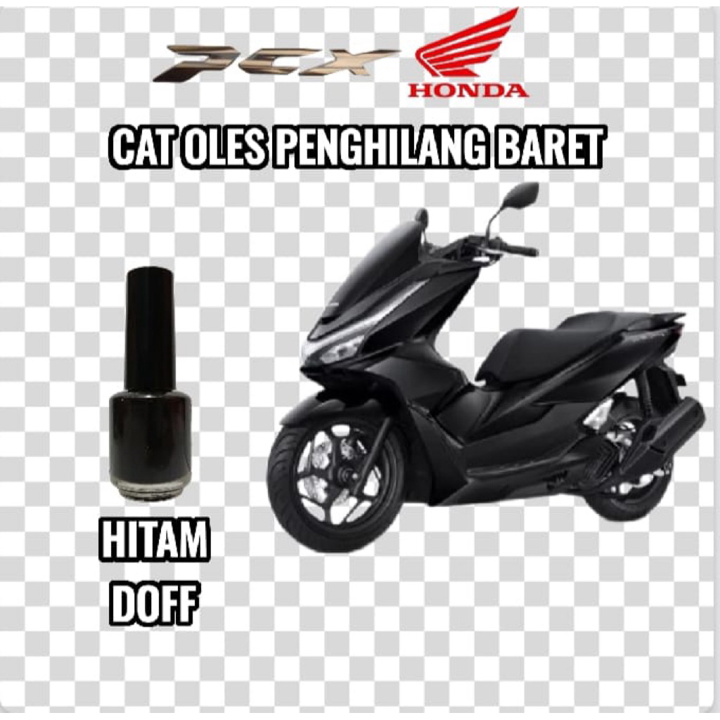 Cat Oles Penghilang Baret Motor Honda PCX NEW All-Varian Warna Hitam Doff Black Doff