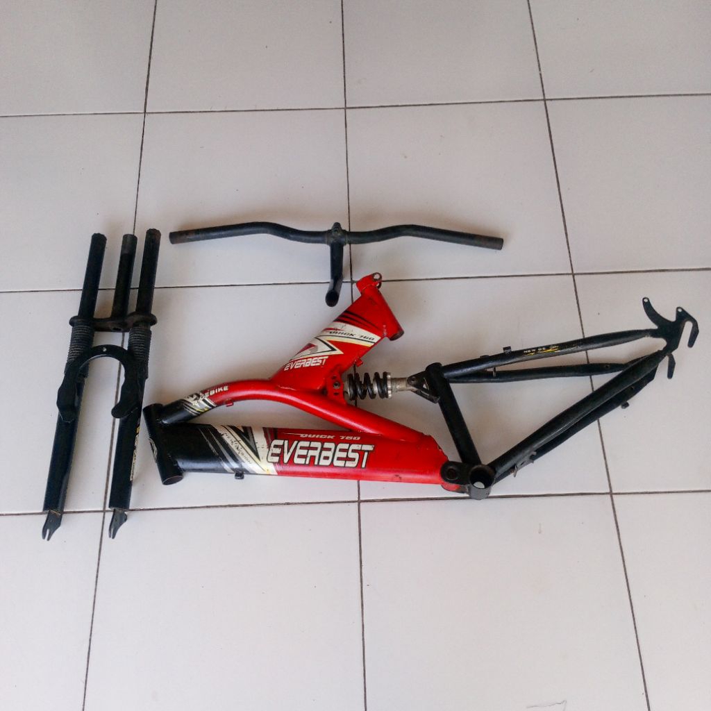 Frame, Fork & Handle bar Sepeda 20inch Copotan