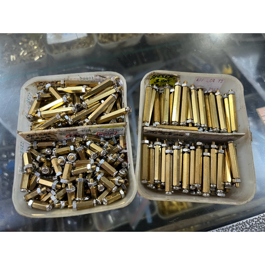 SPACER PCB BAUT KUNINGAN KUNINGAN 1cm|2cm|2,5cm|3cm