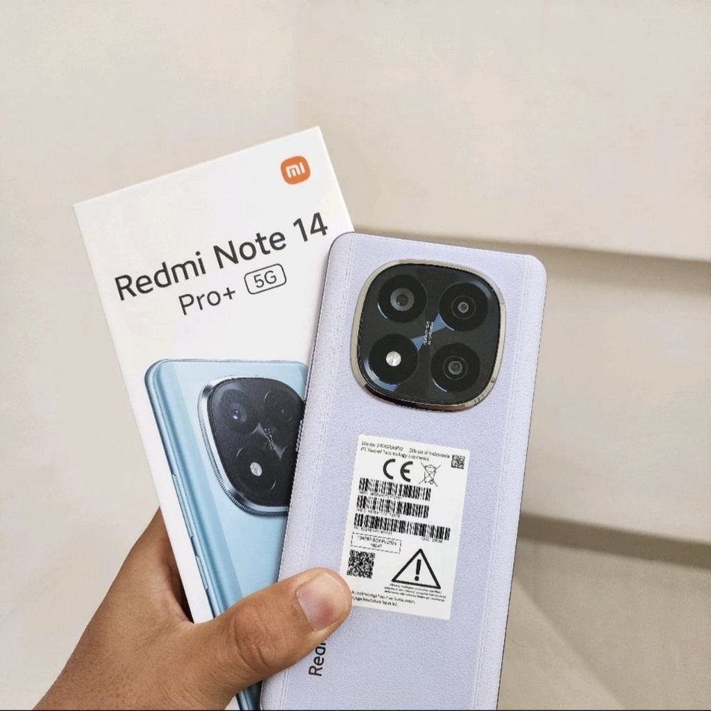 [BISA INSTAN] MULUS FULLSET / HP Xiaomi Redmi Note 14 Pro+ Plus 5G RAM 8GB / ROM 256GB Ungu Bekas Mu