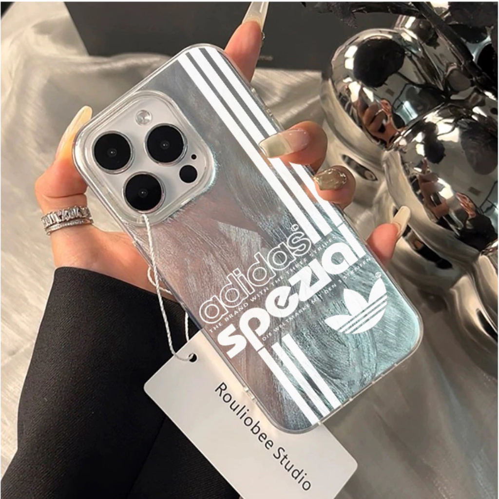 Casing HP Motif Adidas Spezial Putih Desain Garis 3 for POCO X7 5G C75 C65 M6 PRO 4G X6 5G X5 5G M5S