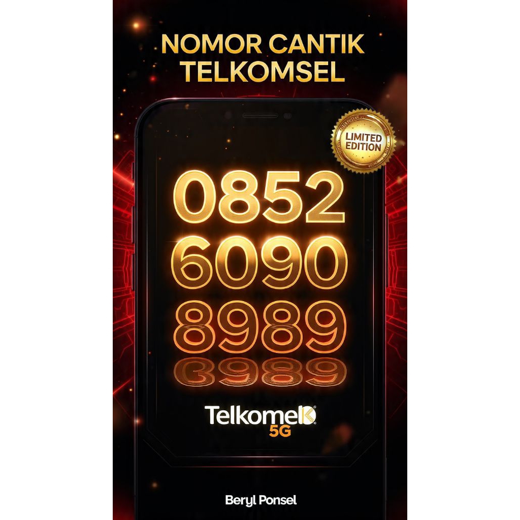 NOMOR CANTIK TELKOMSEL PRABAYAR SIMPATI & AS 4G SERI ABAB 8989 8899 9898 GEMUK RAPIH