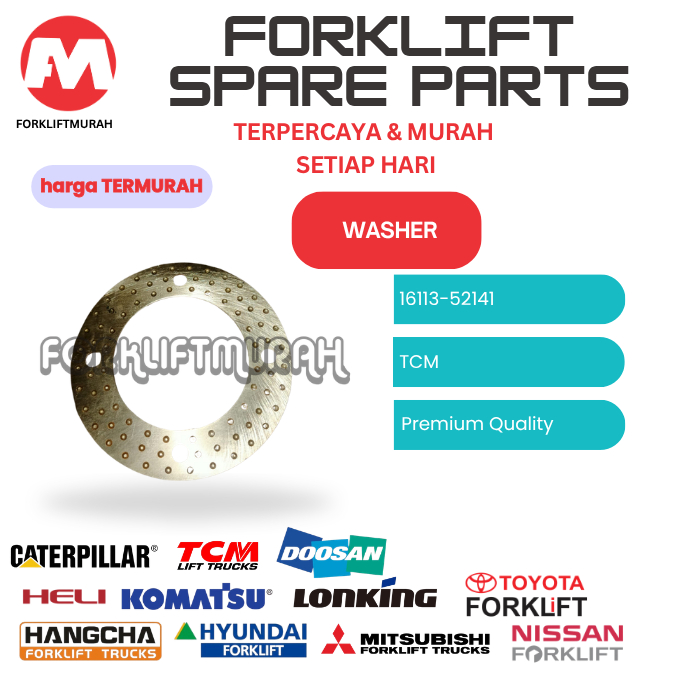 WASHER SPAREPART FORKLIFT TCM