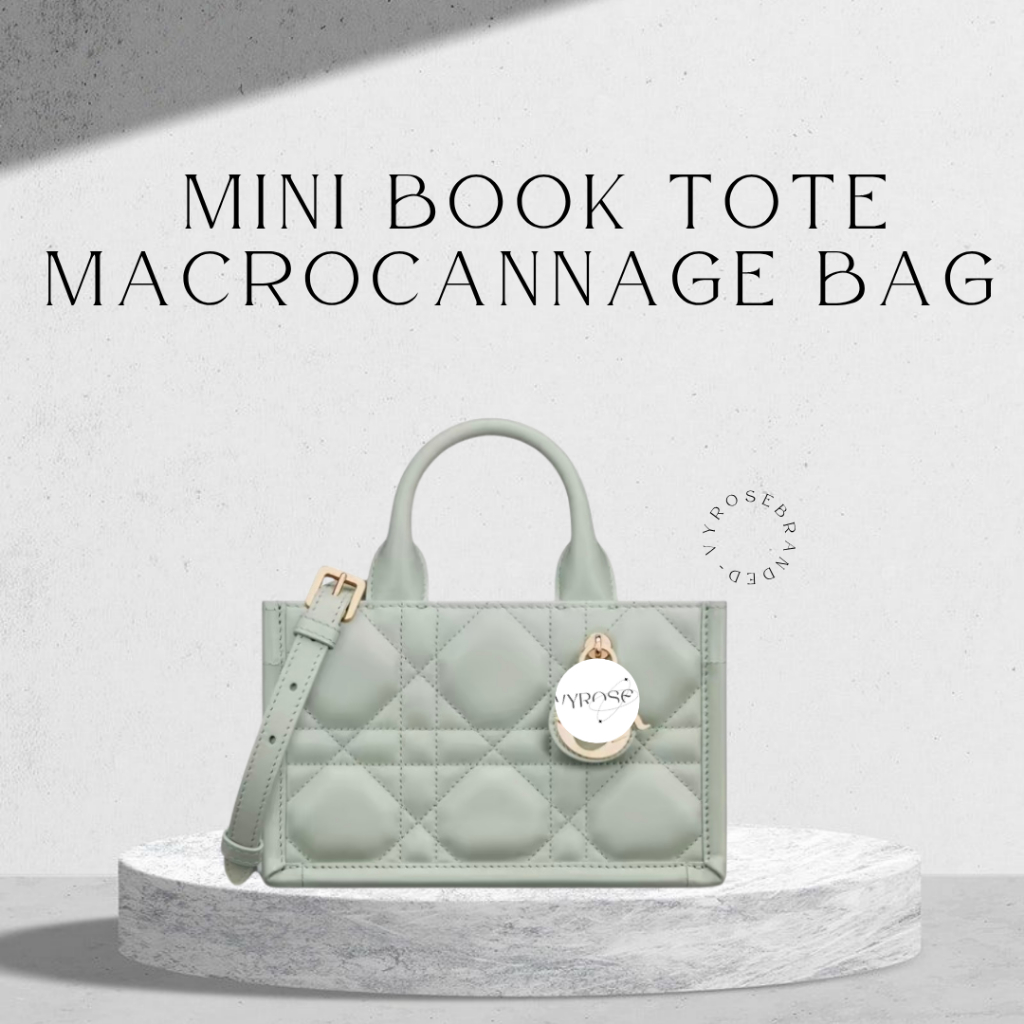 TAS WANITA VYROSE MINI BOOK TOTE MACROCANNAGE BAG