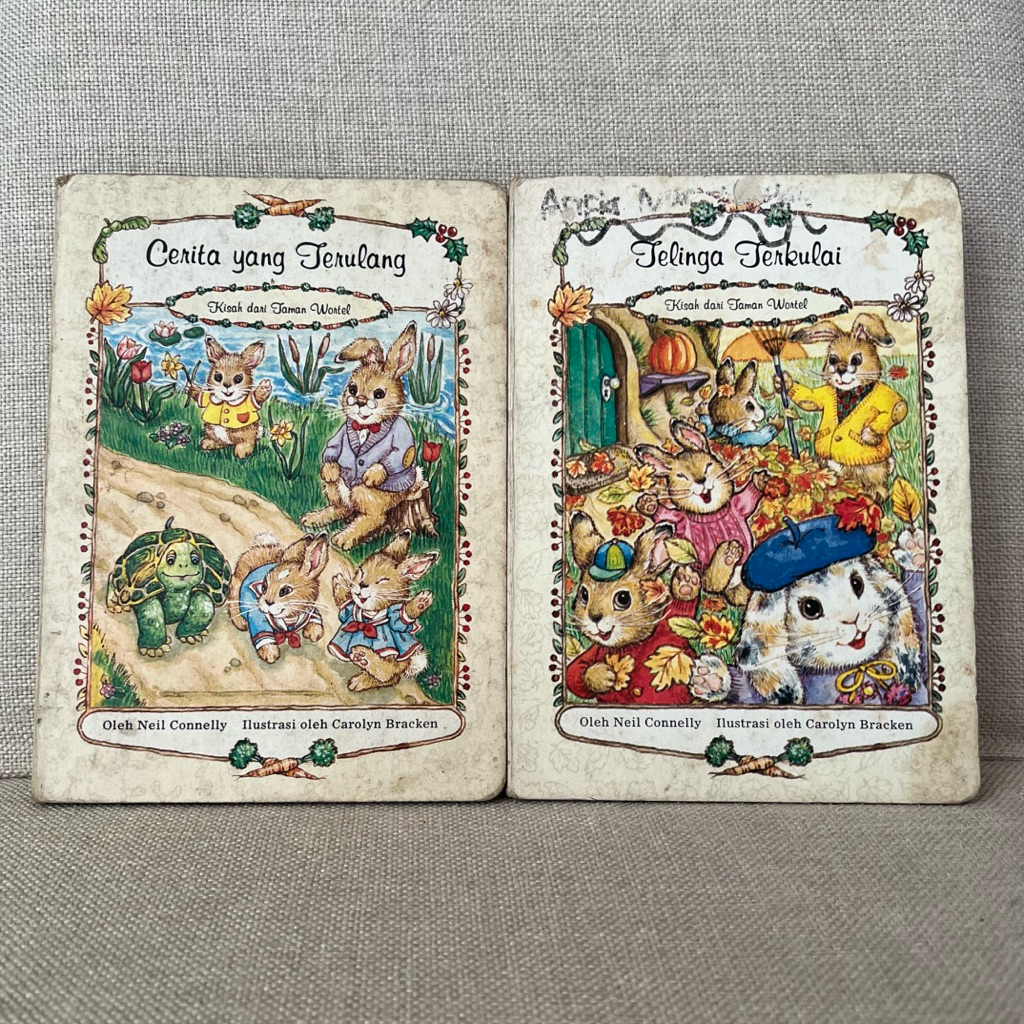 [PRELOVED] Neil Connelly Boardbook Kisah dari taman wortel 1 set tanpa box