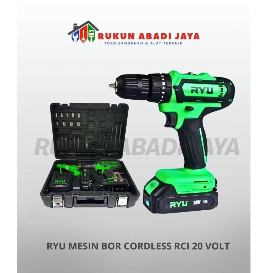 RYU Mesin Bor Cordless RCI 20 Volt