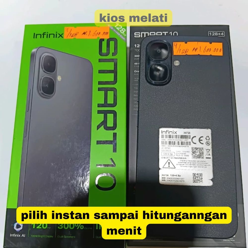 HP SEKEN INFINIX SMART 10 RAM 4/64 FULL SET ORI