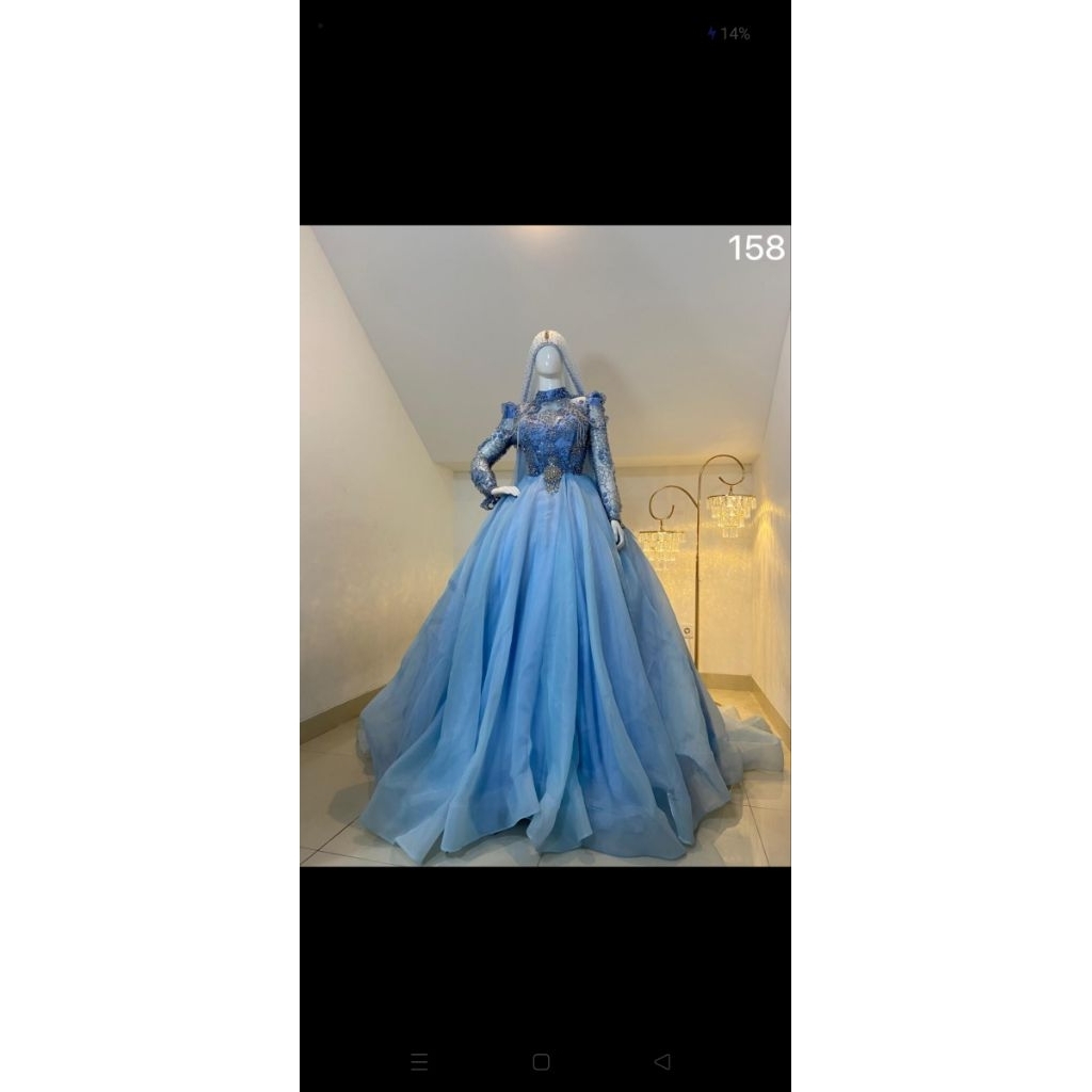 GAUN ORGANZA