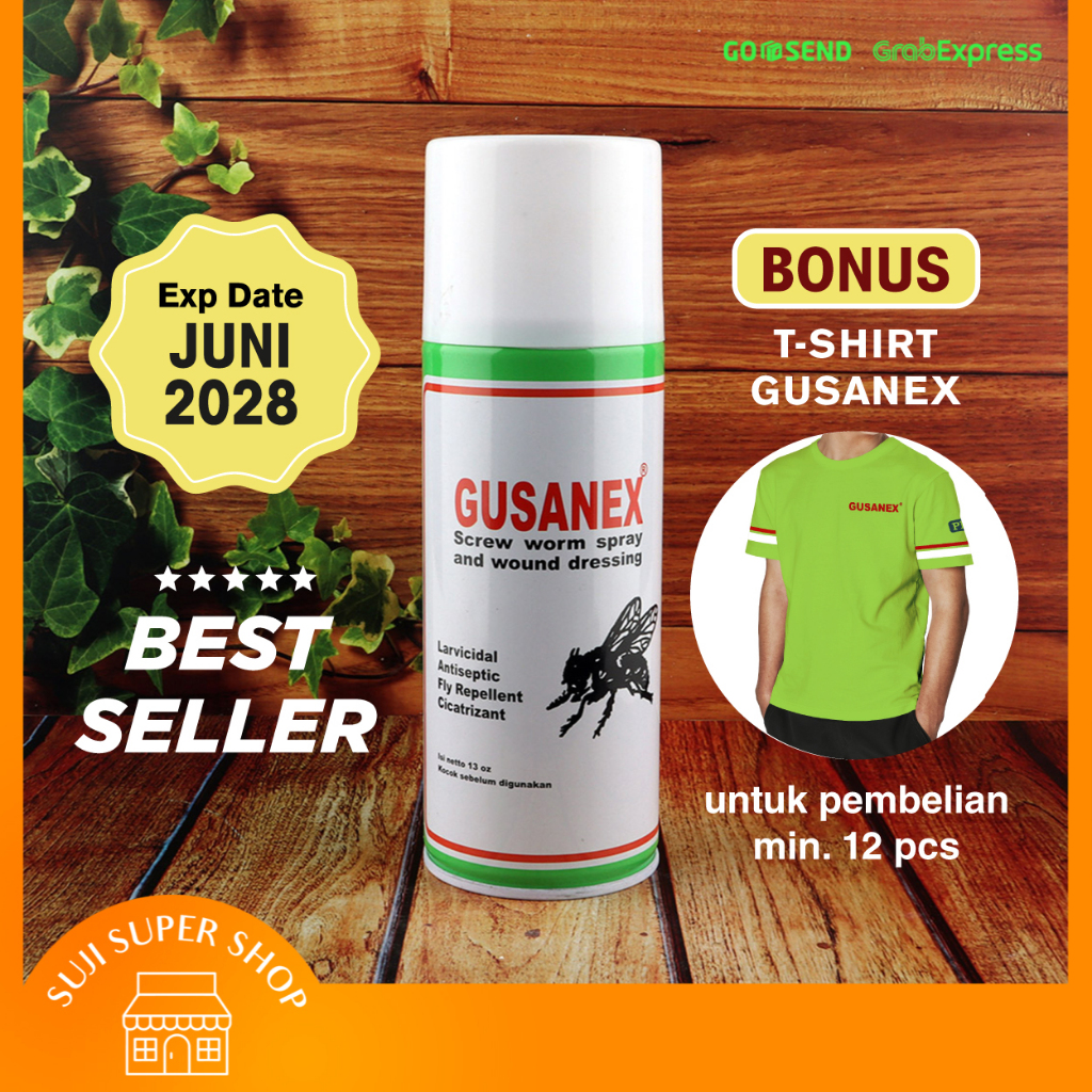 Gusanex Obat Anti Lalat untuk Luka Hewan 100% Original / Obat Sapi Kambing Kucing Anjing Ternak