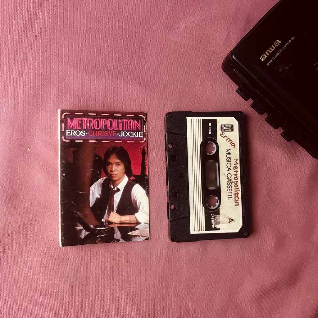Kaset Pita Metropolitan Eros Djarot, Chrisye & Jockie Original Pop Indonesia