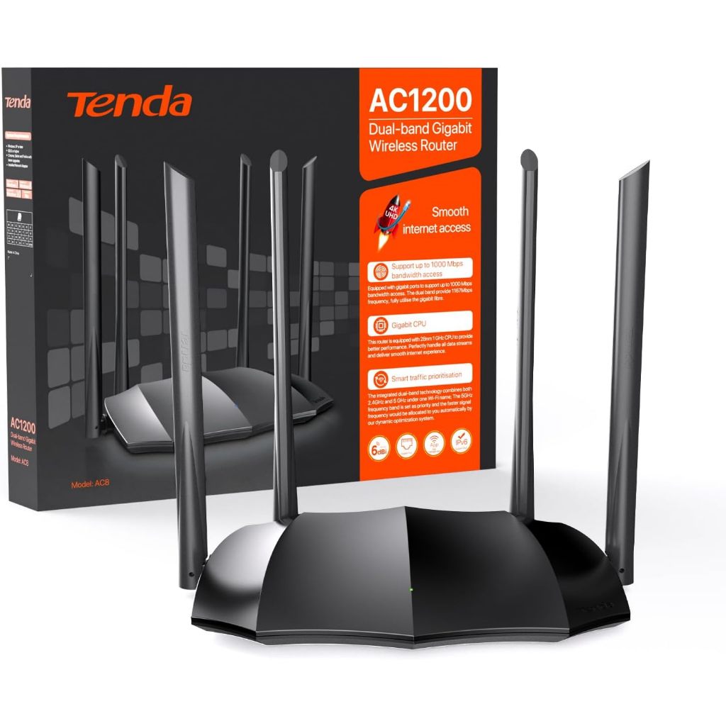 Tenda Wifi router Archer A6 AC1200