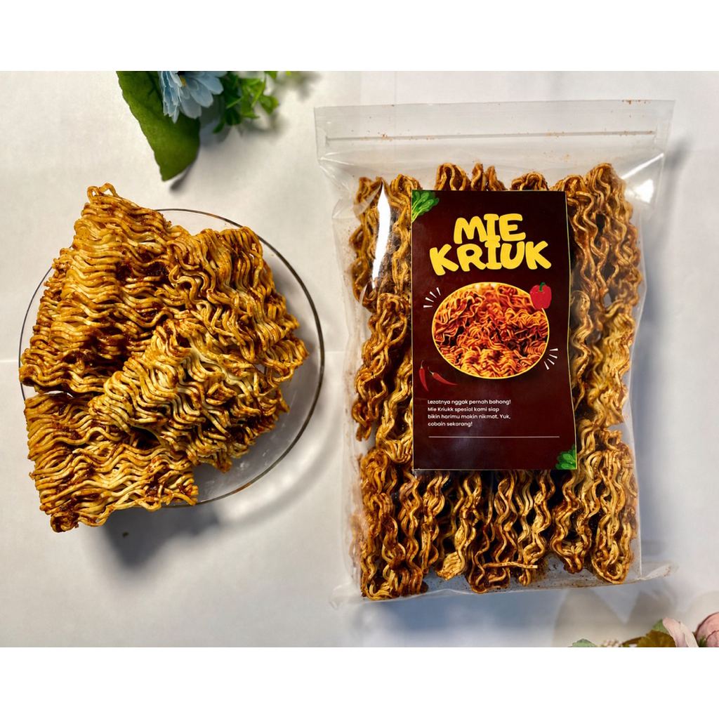 Mie Kremes Pedas Asin Daun Jeruk 250 gram