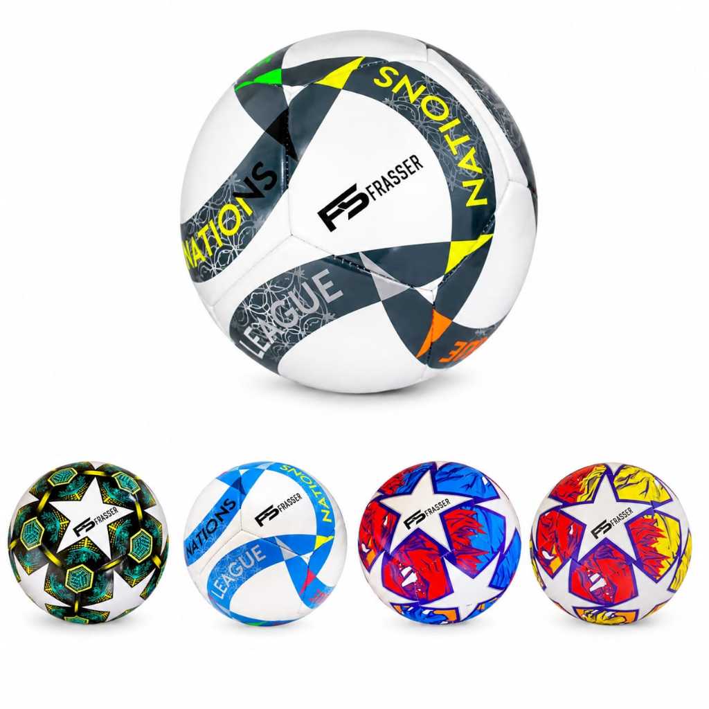 Bola Sepak Kaki Soccer Size 4 Size 5  Sepak Bola Lapangan Besar Original BNBLK 03