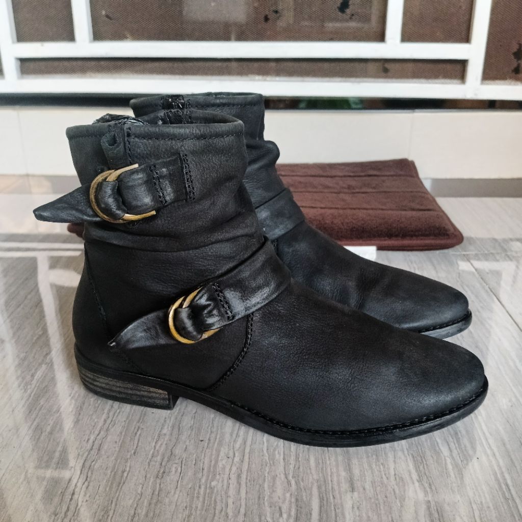 SPM Vintage Engineer Boots Size 40 Insol 25 Cm