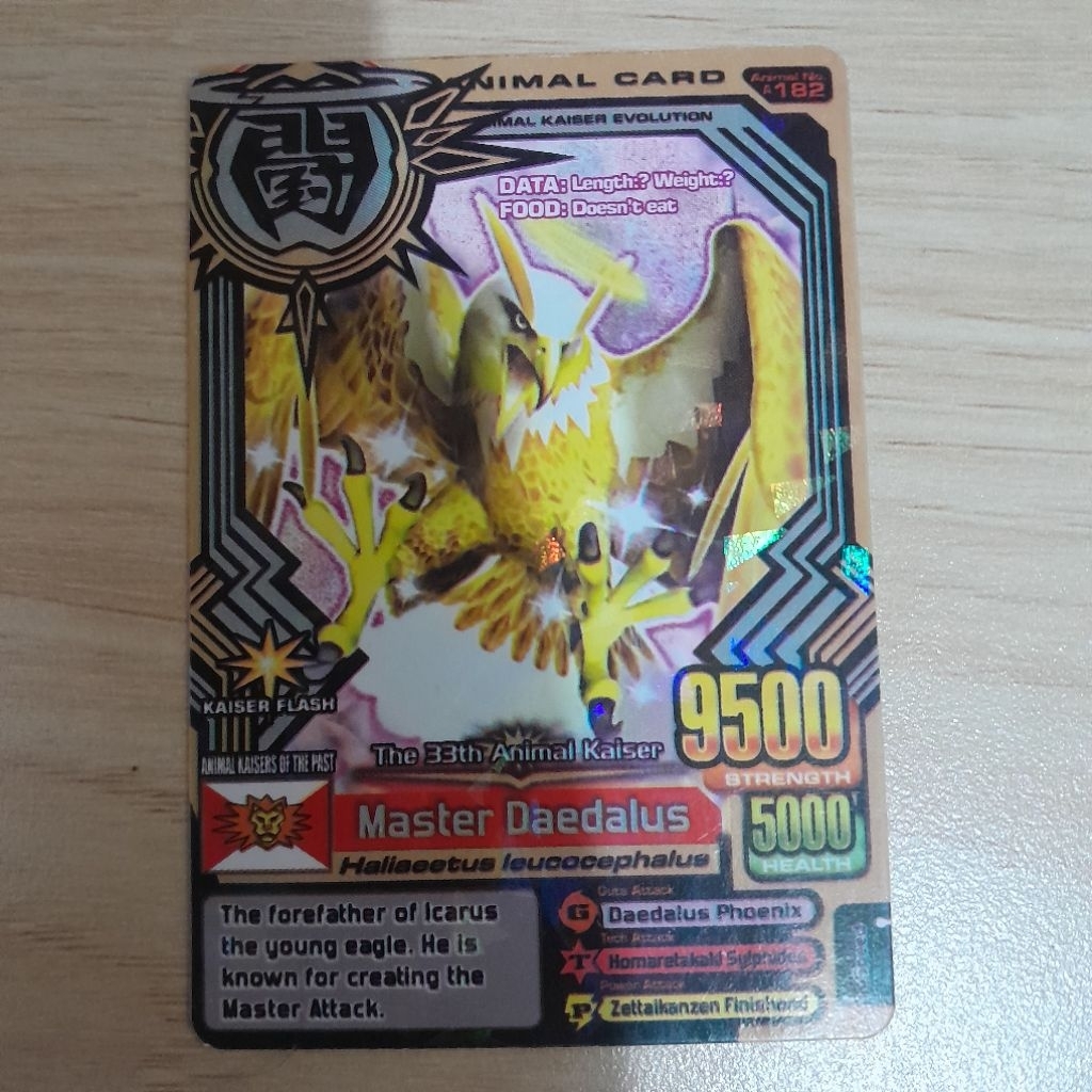 Kartu Animal Kaiser Master Daedalus KW