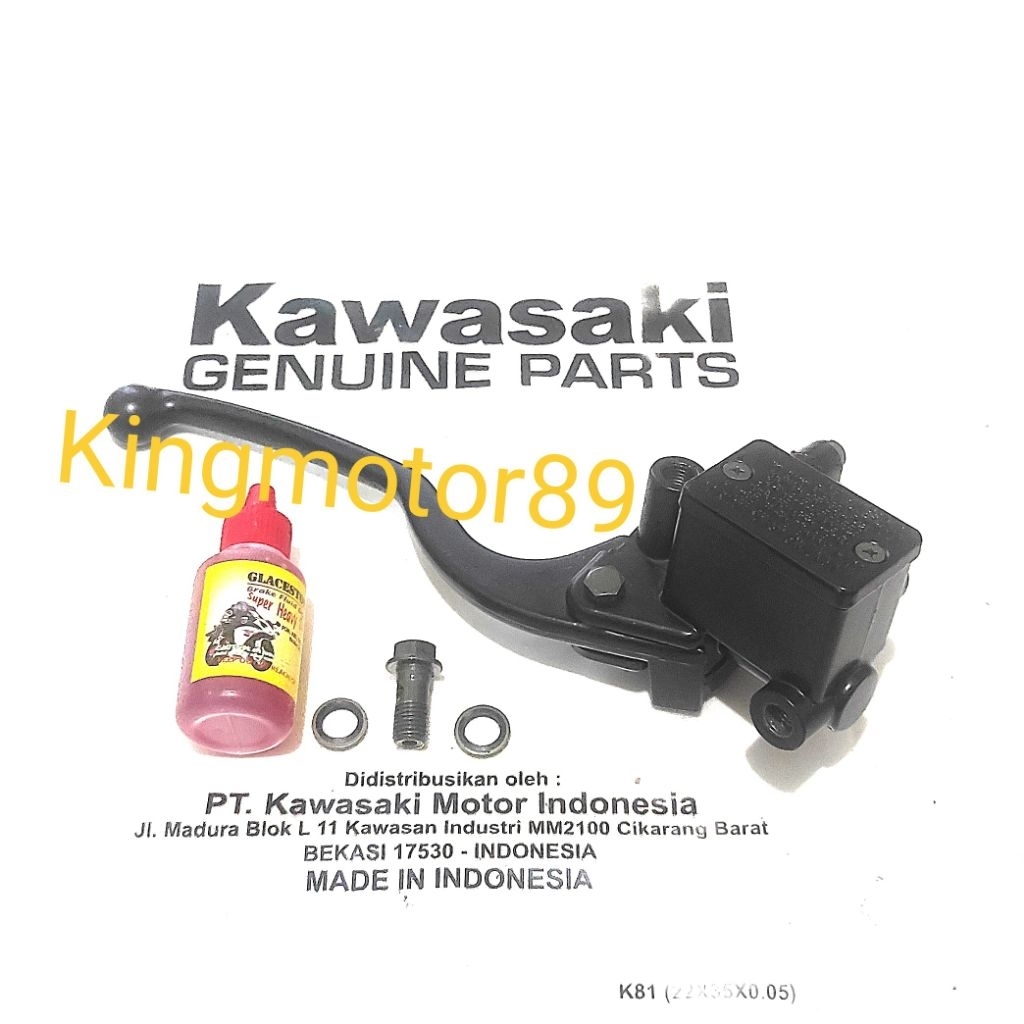Master Rem Set Depan+Minyak Rem Kawasaki Klx 150 L S G BF, Klx 140,Klx 230, Klx 250,Dtracker