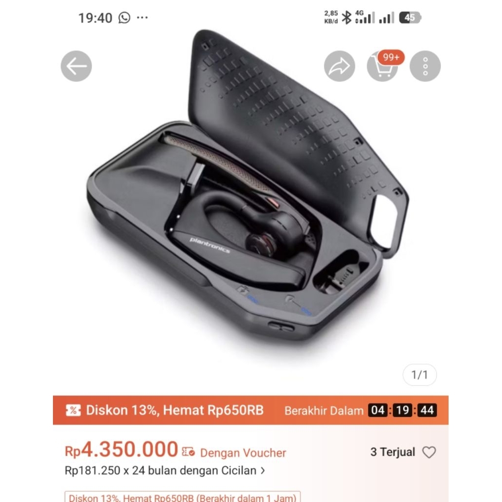 Handsfree Plantronics Voyager 5200