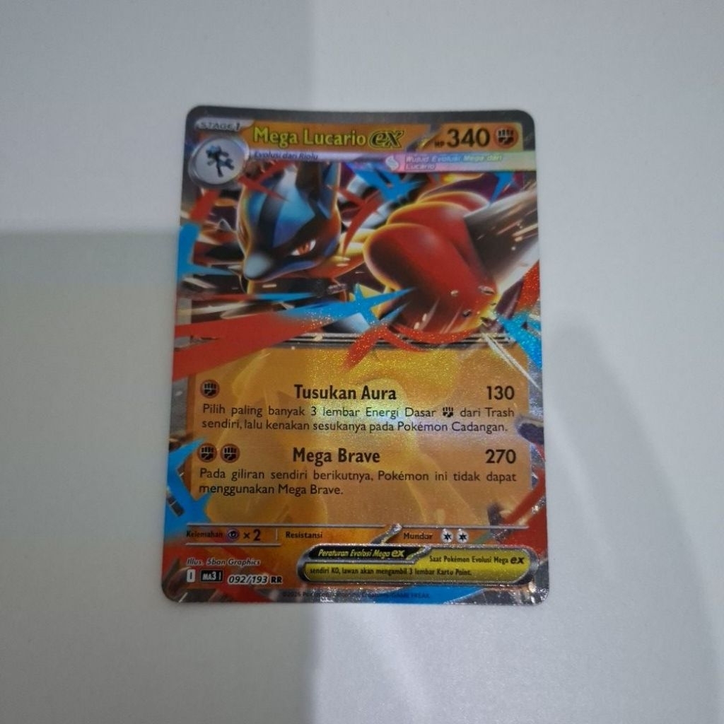 Mega Lucario EX | Kartu Pokemon ORIGINAL