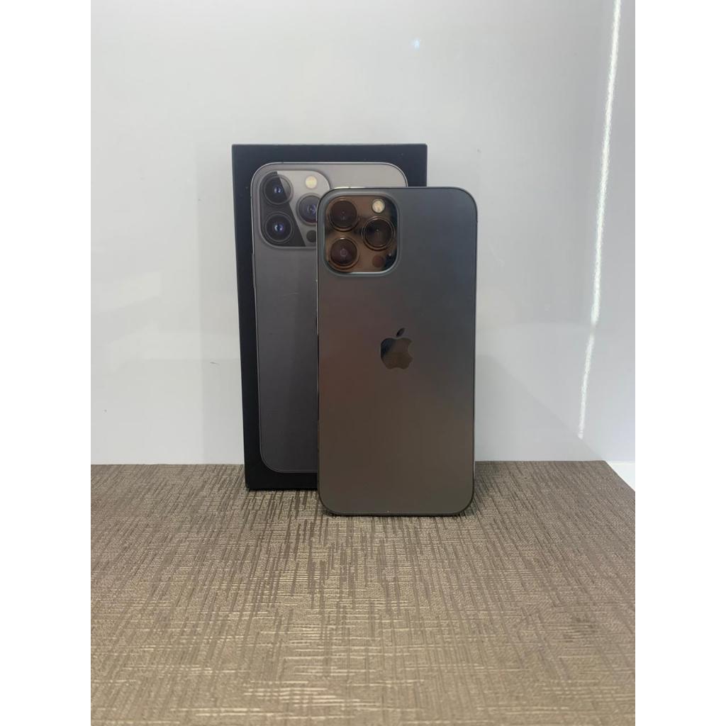 SECOND IPHONE 13 PRO MAX 128GB GRAPHITE EX GARANSI RESMI INDONESIA