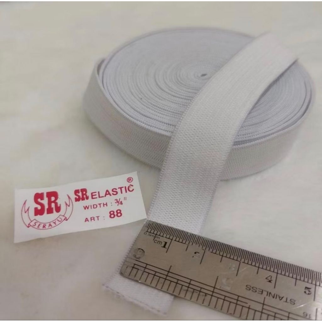 5 METER KARET ELASTIS 2CM / KARET ELASTIS PENGUIN  / KARET KOLOR 2cm /KARET ELASTIS PENGUIN