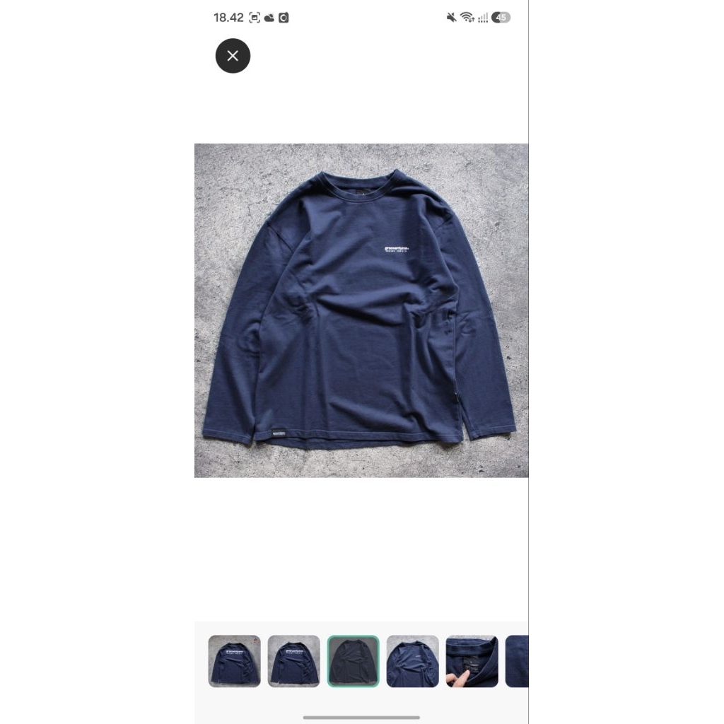 Longslevee Kaos grooverhyme navy