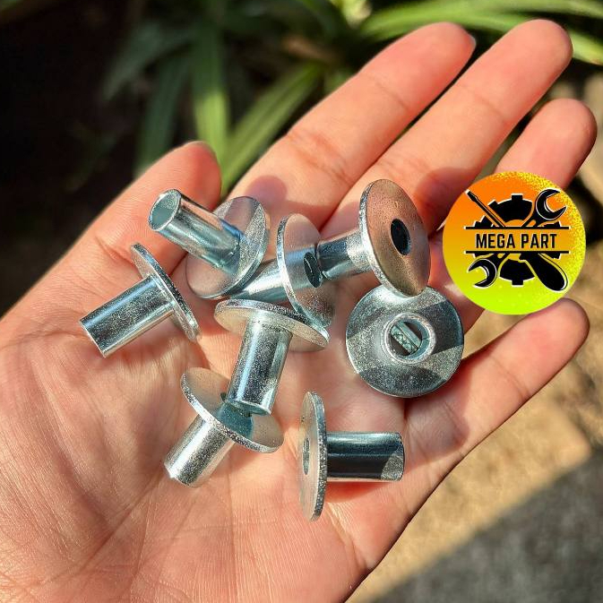 Ring Bosh M6 Panjang 8mm Harga Perpcs - ring bos m6 - Ring Bosh M6 Panjang 8mm / Ring Bos/Ring Topi