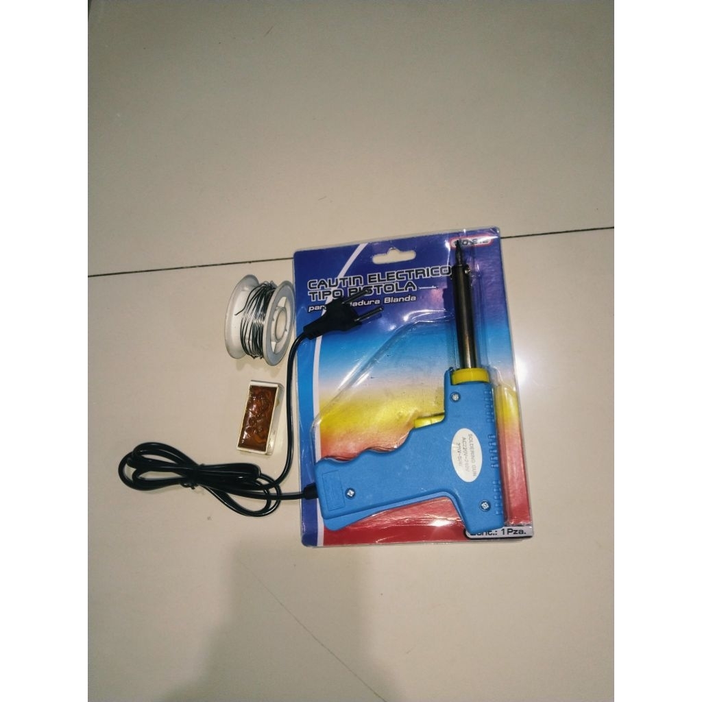 solderan listrik 20 - 80 watt gratis flux pasta padat timah fluks alat solder model gun tembakan pis
