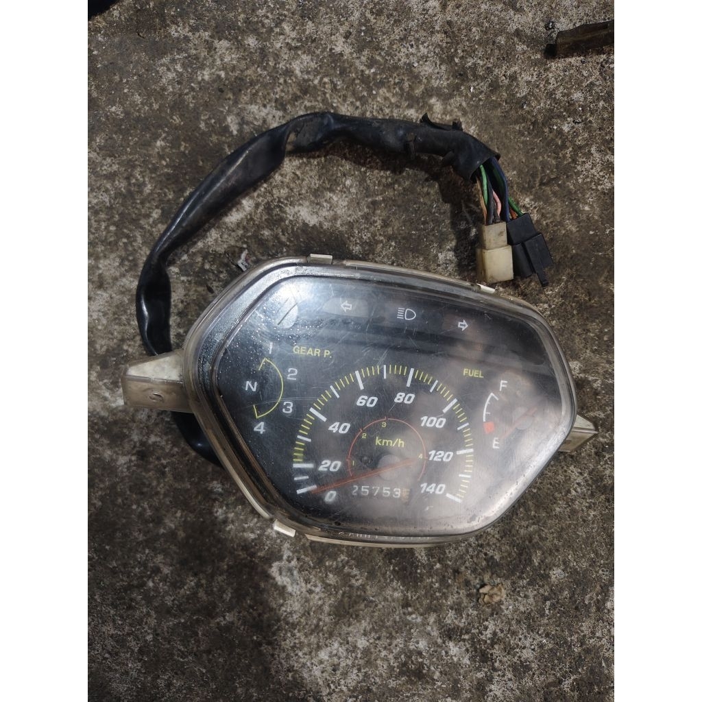 spedometer honda supra x lama (ori copotan minus)