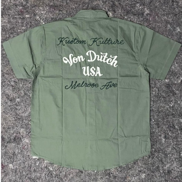 KEMEJA PRIA (WS) - VONDUTCH - 1793 - GREEN - ORIGINAL 100%
