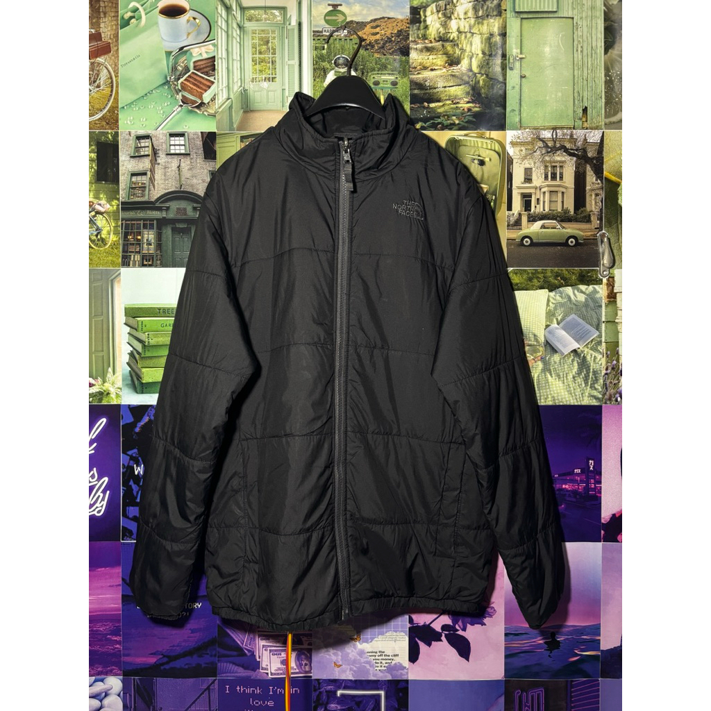 The North Face Black Puffer Jacket Preloved