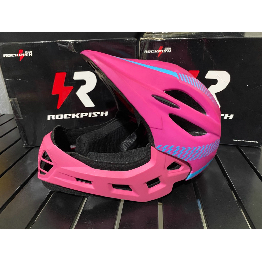 Helm Pushbike Anak Fullface Size S (Second)