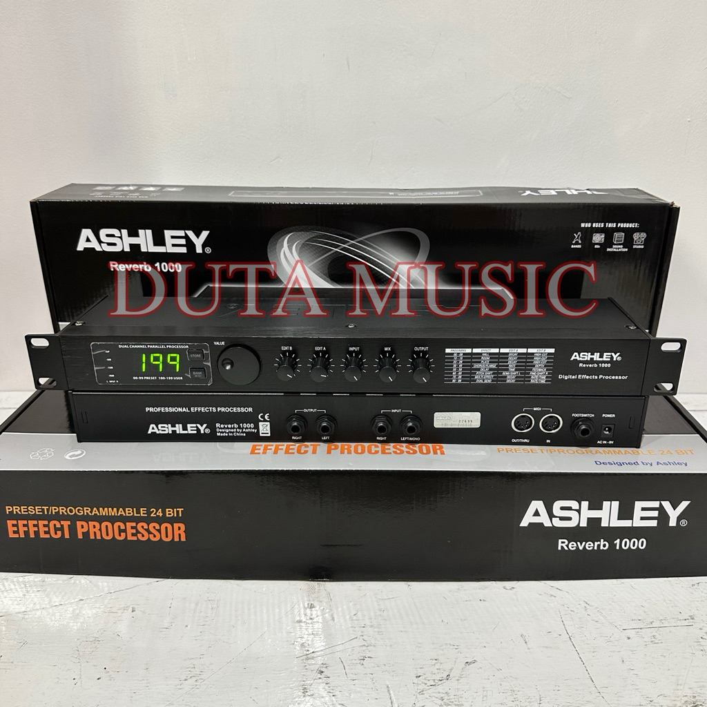 effect vokal Ashley Reverb1000 Original ashley reverb 1000 ( Bisa COD )