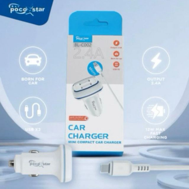 Car Charger POCO STAR BL-C002M (2.4A)