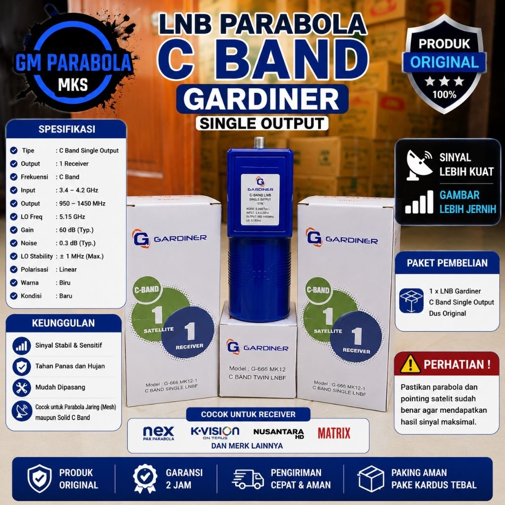 lnb parabola c band singgel out
